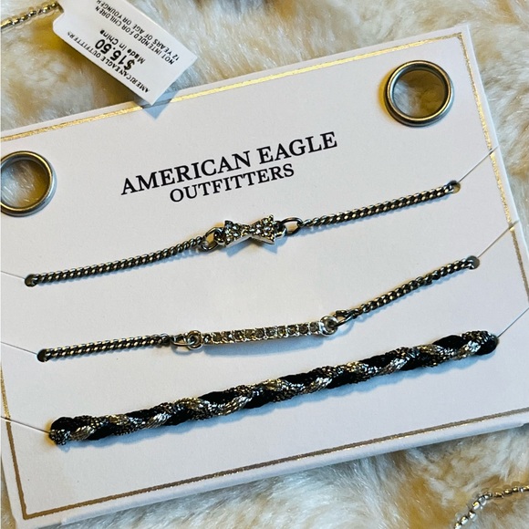 American Eagle necklace & bracelet set NWT - Picture 2 of 3